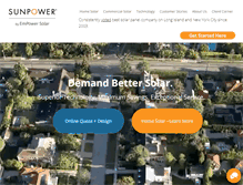 Tablet Screenshot of empower-solar.com